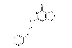 Image of 2-(2-phenoxyethylamino)-5,7-dihydro-3H-thieno[3,4-d]pyrimidin-4-one