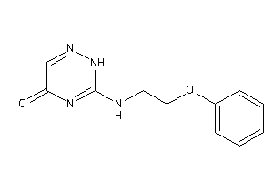3-(2-phenoxyethylamino)-2H-1,2,4-triazin-5-one