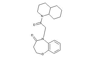 5-[2-(3,4,4a,5,6,7,8,8a-octahydro-2H-quinolin-1-yl)-2-keto-ethyl]-2,3-dihydro-1,5-benzoxazepin-4-one