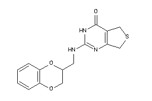 Image of 2-(2,3-dihydro-1,4-benzodioxin-3-ylmethylamino)-5,7-dihydro-3H-thieno[3,4-d]pyrimidin-4-one
