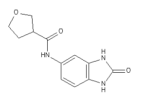 Image of N-(2-keto-1,3-dihydrobenzimidazol-5-yl)tetrahydrofuran-3-carboxamide