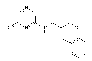 Image of 3-(2,3-dihydro-1,4-benzodioxin-3-ylmethylamino)-2H-1,2,4-triazin-5-one