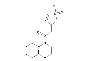 1-(3,4,4a,5,6,7,8,8a-octahydro-2H-quinolin-1-yl)-2-(1,1-diketo-2,3-dihydrothiophen-3-yl)ethanone