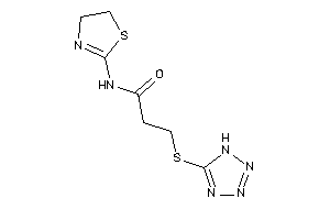 Image of 3-(1H-tetrazol-5-ylthio)-N-(2-thiazolin-2-yl)propionamide