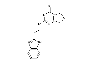 Image of 2-[2-(1H-benzimidazol-2-yl)ethylamino]-5,7-dihydro-3H-thieno[3,4-d]pyrimidin-4-one