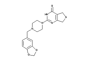 Image of 2-(4-piperonylpiperazino)-5,7-dihydro-3H-thieno[3,4-d]pyrimidin-4-one