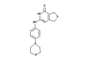 2-(4-morpholinoanilino)-5,7-dihydro-3H-thieno[3,4-d]pyrimidin-4-one