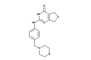 2-[4-(morpholinomethyl)anilino]-5,7-dihydro-3H-thieno[3,4-d]pyrimidin-4-one