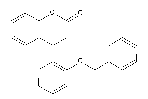 4-(2-benzoxyphenyl)chroman-2-one