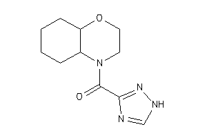 2,3,4a,5,6,7,8,8a-octahydrobenzo[b][1,4]oxazin-4-yl(1H-1,2,4-triazol-3-yl)methanone