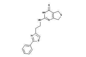 Image of 2-[2-(2-phenylthiazol-4-yl)ethylamino]-5,7-dihydro-3H-thieno[3,4-d]pyrimidin-4-one