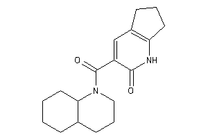 3-(3,4,4a,5,6,7,8,8a-octahydro-2H-quinoline-1-carbonyl)-1,5,6,7-tetrahydro-1-pyrindin-2-one