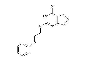 2-(2-phenoxyethylthio)-5,7-dihydro-3H-thieno[3,4-d]pyrimidin-4-one