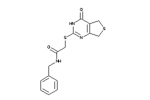 Image of N-benzyl-2-[(4-keto-5,7-dihydro-3H-thieno[3,4-d]pyrimidin-2-yl)thio]acetamide
