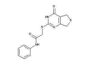 2-[(4-keto-5,7-dihydro-3H-thieno[3,4-d]pyrimidin-2-yl)thio]-N-phenyl-acetamide