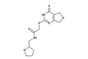 Image of 2-[(4-keto-5,7-dihydro-3H-thieno[3,4-d]pyrimidin-2-yl)thio]-N-(tetrahydrofurfuryl)acetamide
