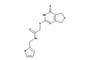Image of N-(2-furfuryl)-2-[(4-keto-5,7-dihydro-3H-thieno[3,4-d]pyrimidin-2-yl)thio]acetamide