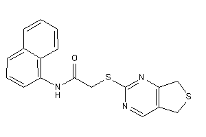 2-(5,7-dihydrothieno[3,4-d]pyrimidin-2-ylthio)-N-(1-naphthyl)acetamide