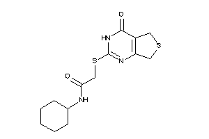 N-cyclohexyl-2-[(4-keto-5,7-dihydro-3H-thieno[3,4-d]pyrimidin-2-yl)thio]acetamide