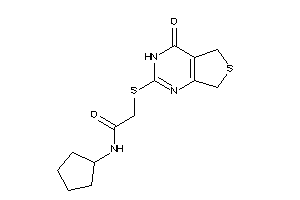 N-cyclopentyl-2-[(4-keto-5,7-dihydro-3H-thieno[3,4-d]pyrimidin-2-yl)thio]acetamide