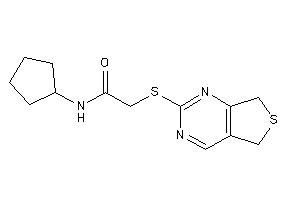 N-cyclopentyl-2-(5,7-dihydrothieno[3,4-d]pyrimidin-2-ylthio)acetamide