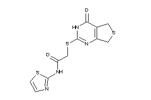 2-[(4-keto-5,7-dihydro-3H-thieno[3,4-d]pyrimidin-2-yl)thio]-N-thiazol-2-yl-acetamide