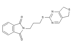 2-[3-(5,7-dihydrothieno[3,4-d]pyrimidin-2-ylthio)propyl]isoindoline-1,3-quinone