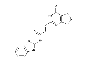 Image of N-(1,3-benzothiazol-2-yl)-2-[(4-keto-5,7-dihydro-3H-thieno[3,4-d]pyrimidin-2-yl)thio]acetamide