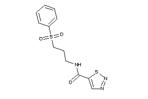 N-(3-besylpropyl)thiadiazole-5-carboxamide