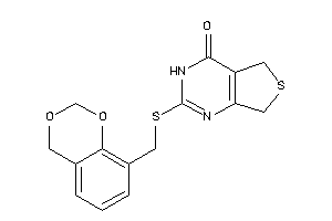 2-(4H-1,3-benzodioxin-8-ylmethylthio)-5,7-dihydro-3H-thieno[3,4-d]pyrimidin-4-one