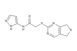 2-(5,7-dihydrothieno[3,4-d]pyrimidin-2-ylthio)-N-(1H-pyrazol-5-yl)acetamide