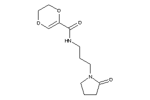 N-[3-(2-ketopyrrolidino)propyl]-2,3-dihydro-1,4-dioxine-5-carboxamide