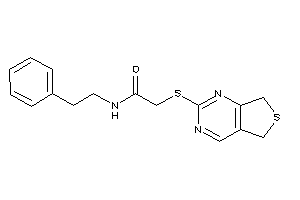 2-(5,7-dihydrothieno[3,4-d]pyrimidin-2-ylthio)-N-phenethyl-acetamide