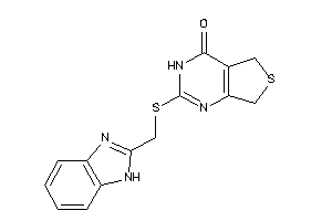Image of 2-(1H-benzimidazol-2-ylmethylthio)-5,7-dihydro-3H-thieno[3,4-d]pyrimidin-4-one