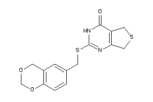 Image of 2-(4H-1,3-benzodioxin-6-ylmethylthio)-5,7-dihydro-3H-thieno[3,4-d]pyrimidin-4-one