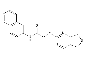 2-(5,7-dihydrothieno[3,4-d]pyrimidin-2-ylthio)-N-(2-naphthyl)acetamide