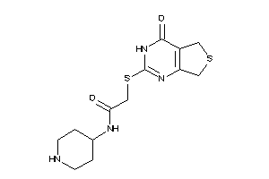 2-[(4-keto-5,7-dihydro-3H-thieno[3,4-d]pyrimidin-2-yl)thio]-N-(4-piperidyl)acetamide