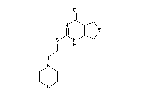 2-(2-morpholinoethylthio)-5,7-dihydro-1H-thieno[3,4-d]pyrimidin-4-one