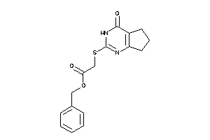 2-[(4-keto-3,5,6,7-tetrahydrocyclopenta[d]pyrimidin-2-yl)thio]acetic Acid Benzyl Ester