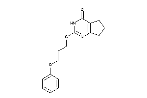 2-(3-phenoxypropylthio)-3,5,6,7-tetrahydrocyclopenta[d]pyrimidin-4-one