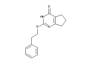 Image of 2-(phenethylthio)-3,5,6,7-tetrahydrocyclopenta[d]pyrimidin-4-one
