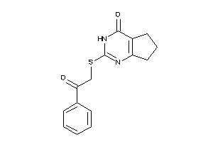 2-(phenacylthio)-3,5,6,7-tetrahydrocyclopenta[d]pyrimidin-4-one