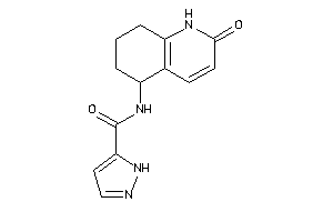 Image of N-(2-keto-5,6,7,8-tetrahydro-1H-quinolin-5-yl)-1H-pyrazole-5-carboxamide