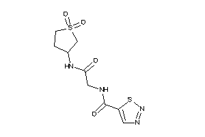 N-[2-[(1,1-diketothiolan-3-yl)amino]-2-keto-ethyl]thiadiazole-5-carboxamide