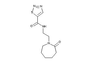 N-[2-(2-ketoazepan-1-yl)ethyl]thiadiazole-5-carboxamide