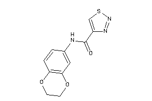 N-(2,3-dihydro-1,4-benzodioxin-6-yl)thiadiazole-4-carboxamide
