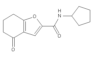 Image of N-cyclopentyl-4-keto-6,7-dihydro-5H-benzofuran-2-carboxamide