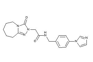 Image of N-(4-imidazol-1-ylbenzyl)-2-(3-keto-6,7,8,9-tetrahydro-5H-[1,2,4]triazolo[4,3-a]azepin-2-yl)acetamide