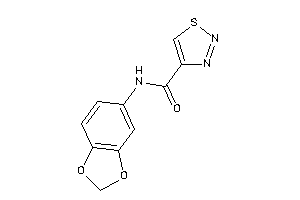 N-(1,3-benzodioxol-5-yl)thiadiazole-4-carboxamide