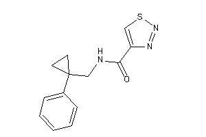 N-[(1-phenylcyclopropyl)methyl]thiadiazole-4-carboxamide